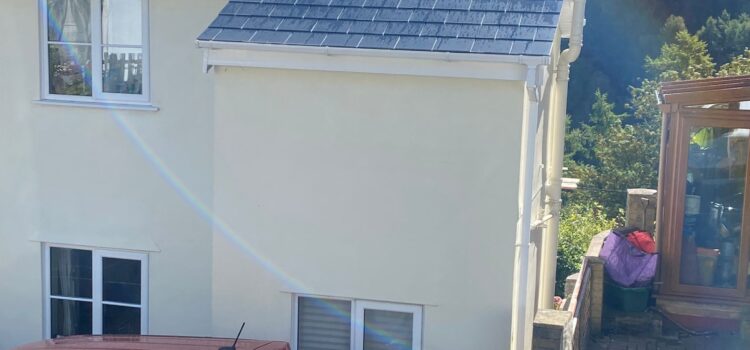 new extension roof Merthyr Tydfil