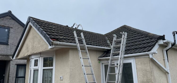 Professional ridge tile repointing in Cardiff